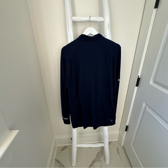 Levelwear Men’s Stryker Navy Quarter Zip Pullover Top SZ XL - Picture 3 of 11